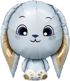 Воздушный шар фольгированный 32" «Голубой зайка» - фото 809652363