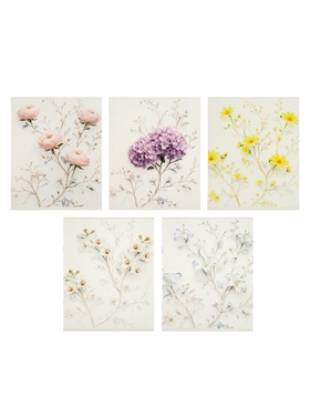 Тетрадь 18 листов в линейку Calligrata «Цветочки», 5 В МИКС