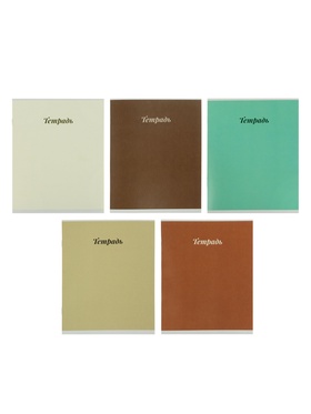 Комплект тетрадей из 10 штук, 12 листов в клетку, Calligrata «Пастель», 5 видов