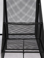 УЦЕНКА Подставка для канцелярских принадлежностей, 7 отделений, сетка, металл, чёрная - Фото 3