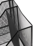 УЦЕНКА Подставка для канцелярских принадлежностей, 7 отделений, сетка, металл, чёрная - Фото 4