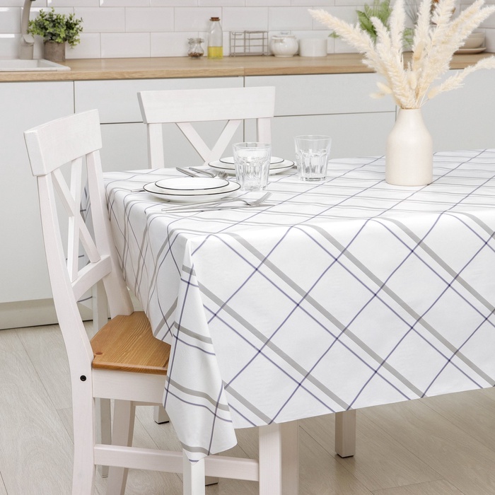 УЦЕНКА Клеёнка на стол на нетканой основе Доляна «Классика», ширина 137 см, рулон 18 метров - Фото 1