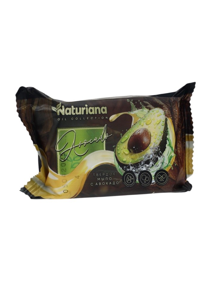 Мыло туалетное Ординарное NATURIANA с маслом авокадо, 100 г - Фото 1