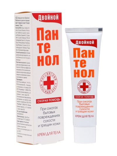 Крем для тела «Скорая Помощь» Двойной пантенол, от сухости и трещин кожи, 35 мл