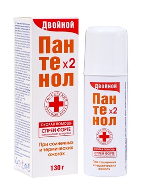 Спрей для тела «Скорая Помощь» Двойной пантенол Форте, от сухости и трещин кожи, 75 мл