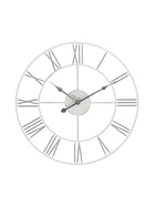 Часы настенные интерьерные «Классика», d=45.5 см, бело-серебристые - фото 809653050