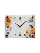 Часы настенные интерьерные «Цветочная фантазия», 20×26 см - Фото 1