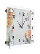 Часы настенные интерьерные «Цветочная фантазия», 20×26 см - Фото 3