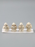 УЦЕНКА Сувенир полистоун «Хотей - не слышу, не вижу, не скажу» набор 4 шт. беж 3×3.5×5.5 см 1095674 - Фото 4