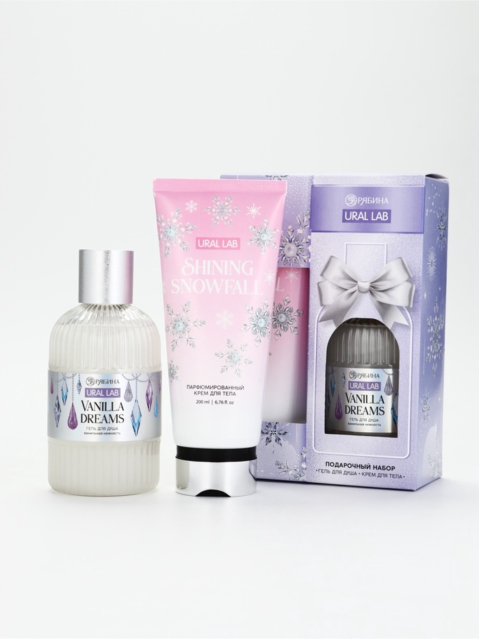 SNOW KISS Набор Magic Body Care Set, гель для душа, 300 мл и крем для тела, 200 мл