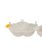 УЦЕНКА Таблетница Ромашка 6секц d9*4,5 цвет белый/желтый накл ОТ - Фото 8