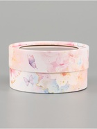 Коробка подарочная тубус с окном «Бабочки», 12×12×5 см - фото 809653166