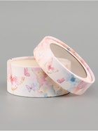 Коробка подарочная тубус с окном «Бабочки», 12×12×5 см - фото 809653167