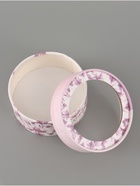 Коробка подарочная тубус с окном «Нежные ирисы», 12×12×5 см - фото 809653174