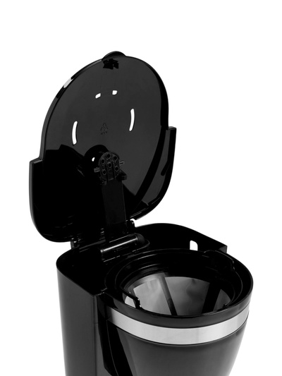 Кофеварка Sakura SA-6109BK, капельная, 800 Вт, 1.25 л, чёрная