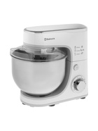 Миксер планетарный Sakura SA-6332W, 1300 Вт, 6 скоростей, чаша 5 л, 3 насадки, белый - Фото 1