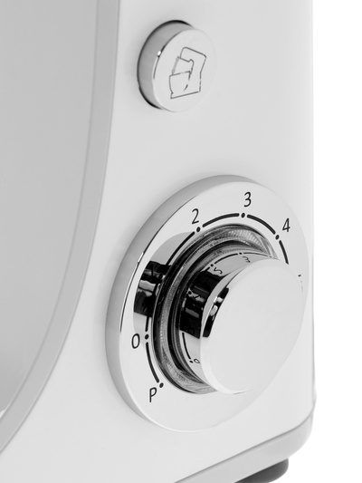 Миксер планетарный Sakura SA-6332W, 1300 Вт, 6 скоростей, чаша 5 л, 3 насадки, белый