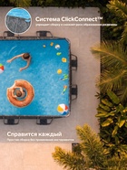 Бассейн каркасный Power Steel, 549×274×132 см, фильтр-насос, лестница, тент, прямоугольный, 561KA Bestway - Фото 4