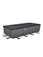 Бассейн каркасный Power Steel, 549×274×132 см, фильтр-насос, лестница, тент, прямоугольный, 561KA Bestway - Фото 10