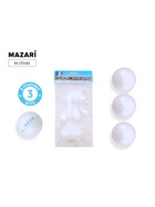 Заготовки для декорирования «Шар из пенопласта», полистирол, диаметр 5.8 см, 3 шт. - Фото 2