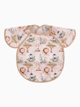 Нагрудник для кормления непромокаемый с карманом «Саванна», M&B