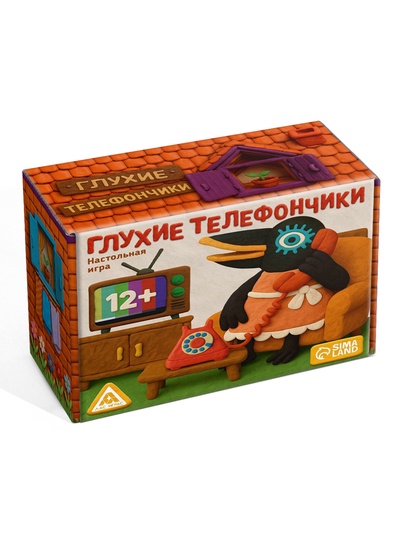 Настольная игра «Глухие телефончики», 80 карт, 12+