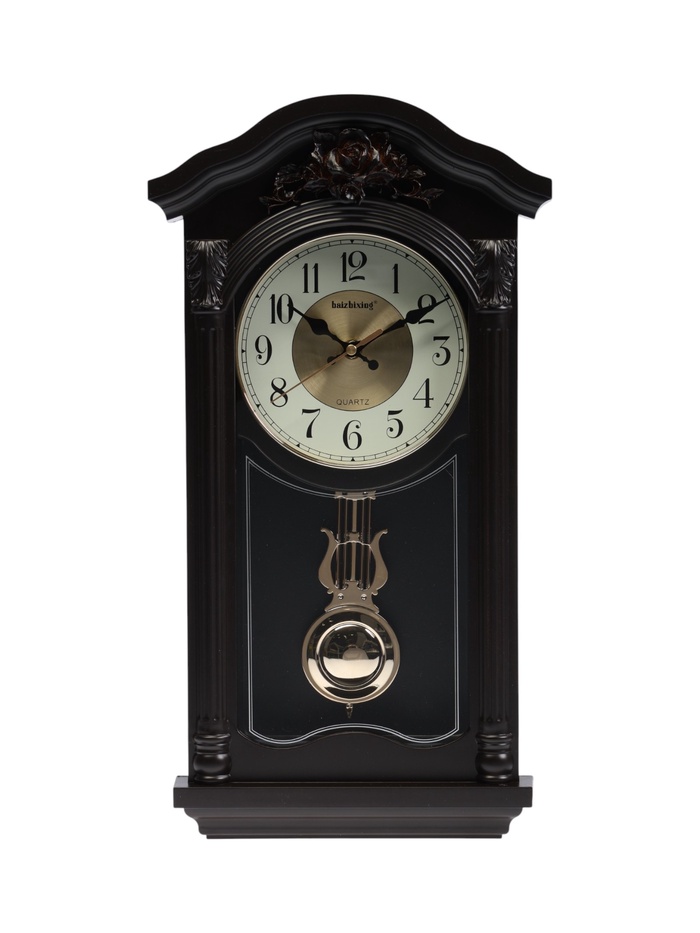 УЦЕНКА Часы настенные, серия: Маятник, «Азалия», плавный ход, d=16 см, 4 АА - Фото 1