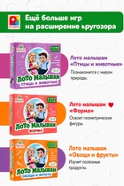 Лото малышам «Форма» - фото 809653473