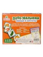 Лото малышам «Овощи и фрукты» - фото 809653486