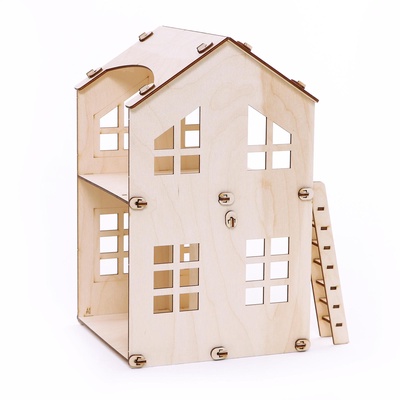 УЦЕНКА Конструктор из картона Домик «Счастье» РА-06