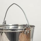Подойник, 7 л, нержавеющая сталь, ГОСТ - Фото 4