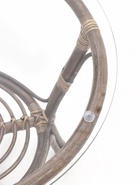 Набор садовой мебели "Bagama": 2 кресла, 1 стол, ротанг тёмный, подушки чёрные - Фото 8