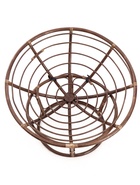 Кресло "Индо" ротанг тёмный, подушка оливковая - Фото 10