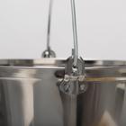 Подойник, 12 л, нержавеющая сталь, ГОСТ - Фото 4