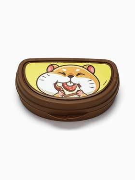 Бутербродница «Хомяк», 14 х 10 х 4 см