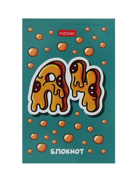 Блокнотик А7, 48 листов в клетку «Влад А4», 60 г/м², на клею, 5 в МИКС