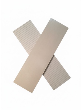 Доска террасная ДПК «Вельвет», брашировка 4000×140×24 мм, цвет бежевый