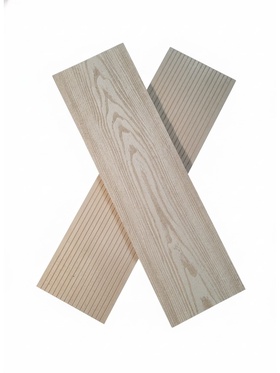 Доска террасная ДПК «Винтаж», брашировка 4000×140×24 мм, цвет бежевый