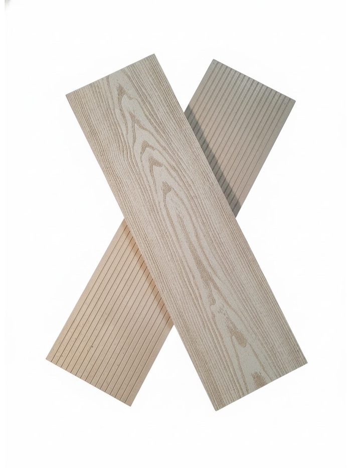 Доска террасная ДПК «Винтаж», брашировка 4000×140×24 мм, цвет бежевый - Фото 1