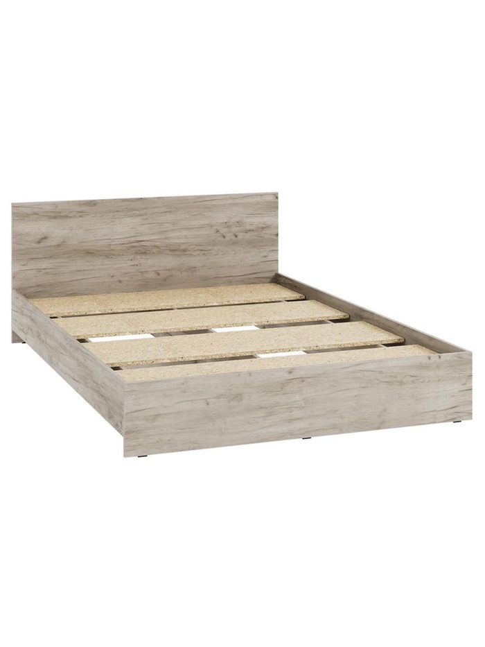 Кровать полутораспальная «Адайн КР-140», спальное место 1400×2000 мм, цвет дуб крафт серый/дуб крафт серый