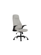 Кресло компьютерное Gambler светло-серый / черный - Фото 1