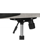 Кресло компьютерное Gambler светло-серый / черный - Фото 8