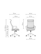 Компьютерное кресло Rino, 660×700×1160 мм, цвет чёрный - Фото 2