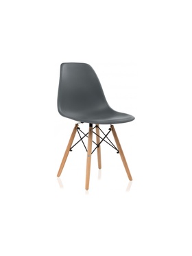 Стул Eames PC-015, 460×400×810 мм, цвет серый
