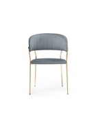 Стул на металлокаркасе Kamelia, 570×540×830 мм, цвет gold / gray - Фото 7