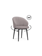 Стул на металлокаркасе «Бэнбу», крутящийся, 570×480×800 мм, цвет бежевый - Фото 1