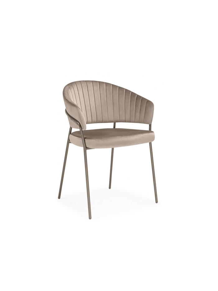 Стул на металлокаркасе «Лео», 600×560×820 мм, цвет светло-коричневый (H-61) / коричневый