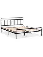 Кровать двуспальная Рейк 160х200 черная - Фото 11