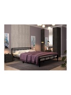 Кровать двуспальная Рейк 160х200 черная - Фото 17