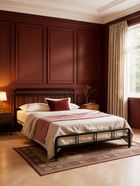 Кровать двуспальная Рейк 160х200 черная - Фото 4